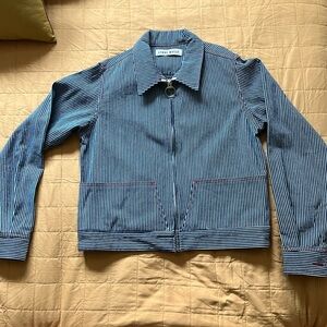 NWOT Lykke Wullf Railroad Striped Jacket
